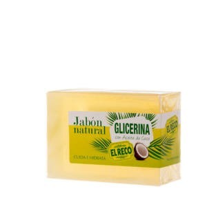 Jabón natural Glicerina con Aceite de coco