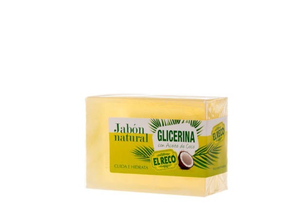 Jabón natural Glicerina con Aceite de coco